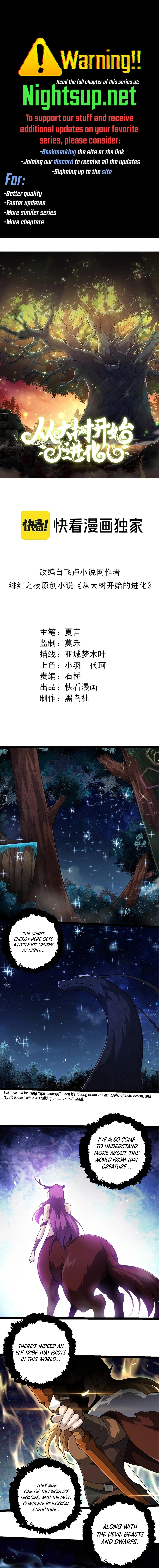 Read Evolution From a Tree Manga Online