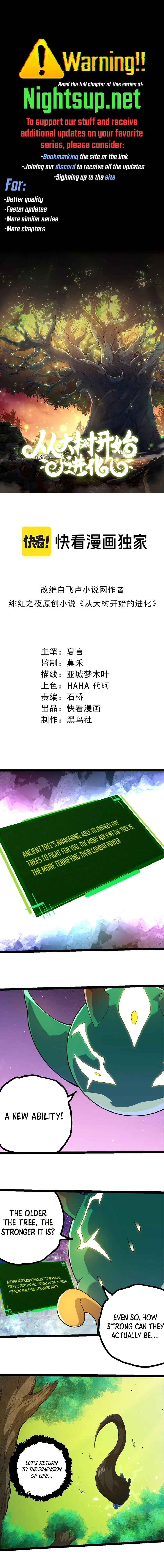 Read Evolution From a Tree Manga Online