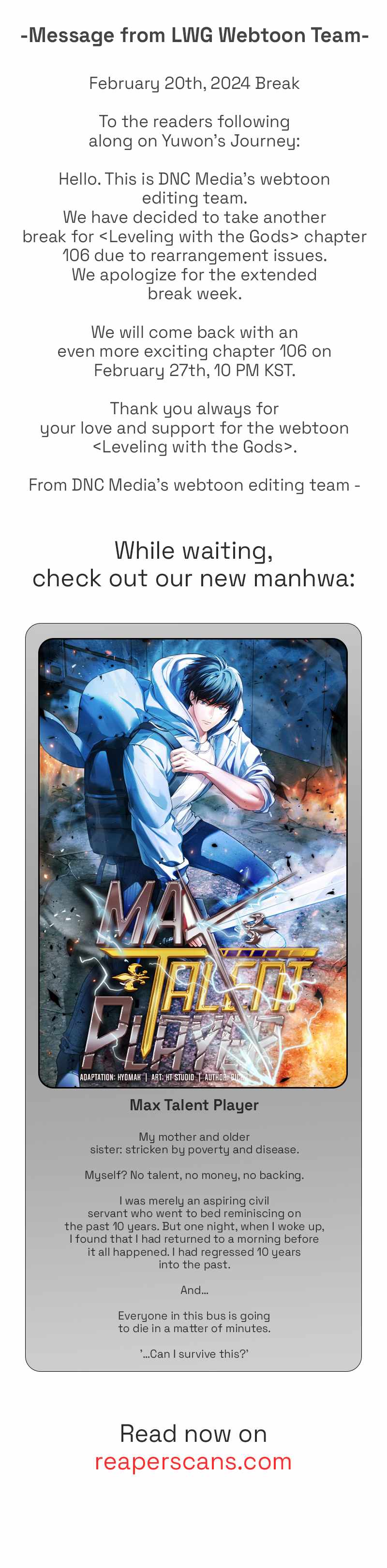 Read Leveling With The Manga Online