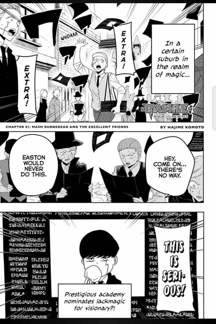 Read MASHLE Manga Online
